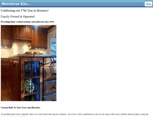 Tablet Screenshot of hawthornekitchensinc.com